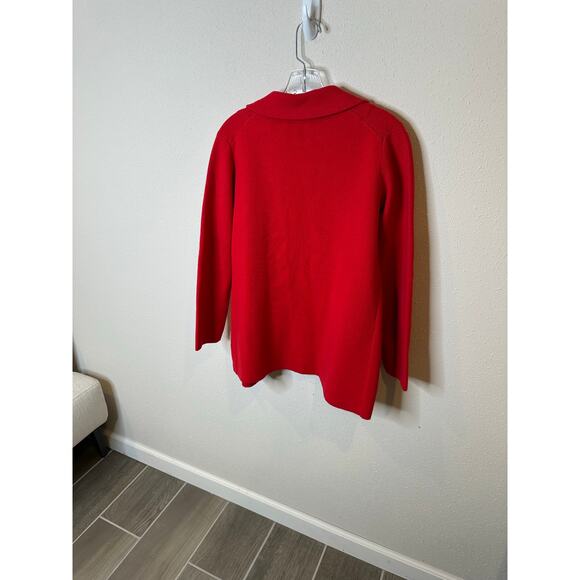 M Magaschoni Red knit blazer -xs - Picture 3 of 3